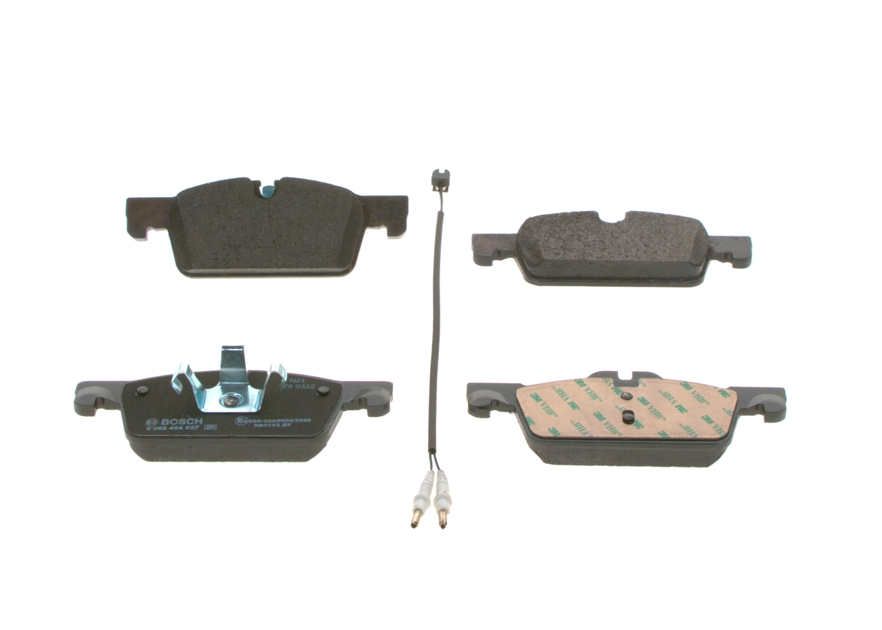 0986494527 Bosch Передні гальмівні колодки