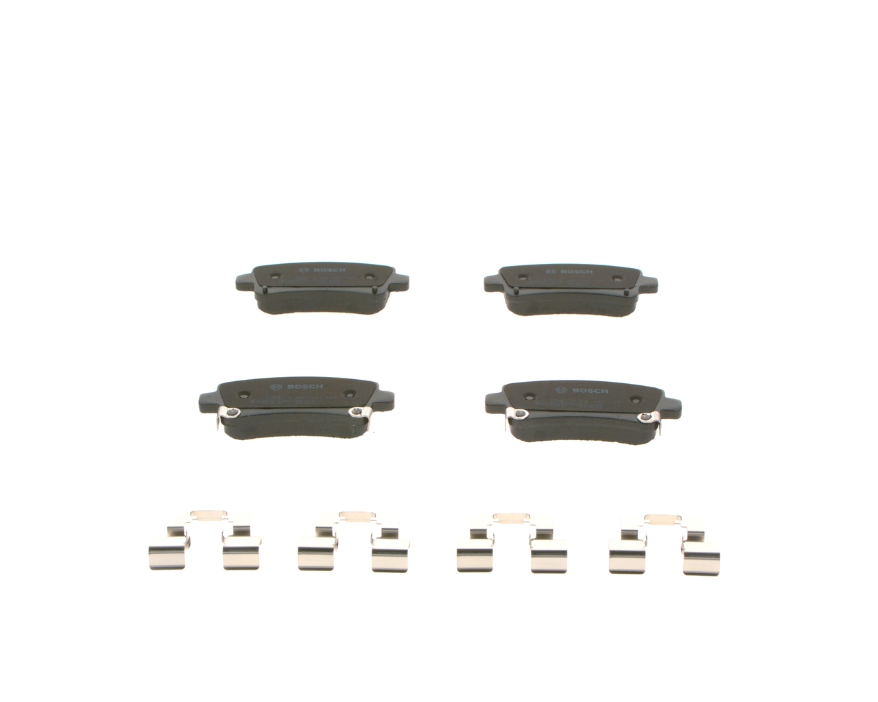 0986424124 Bosch Колодки гальмівні задні, дискові
