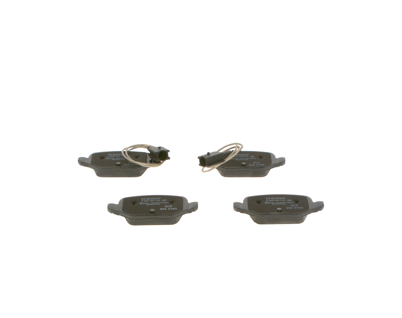 Купити 0986494779 Bosch Колодки гальмівні передні, дискові