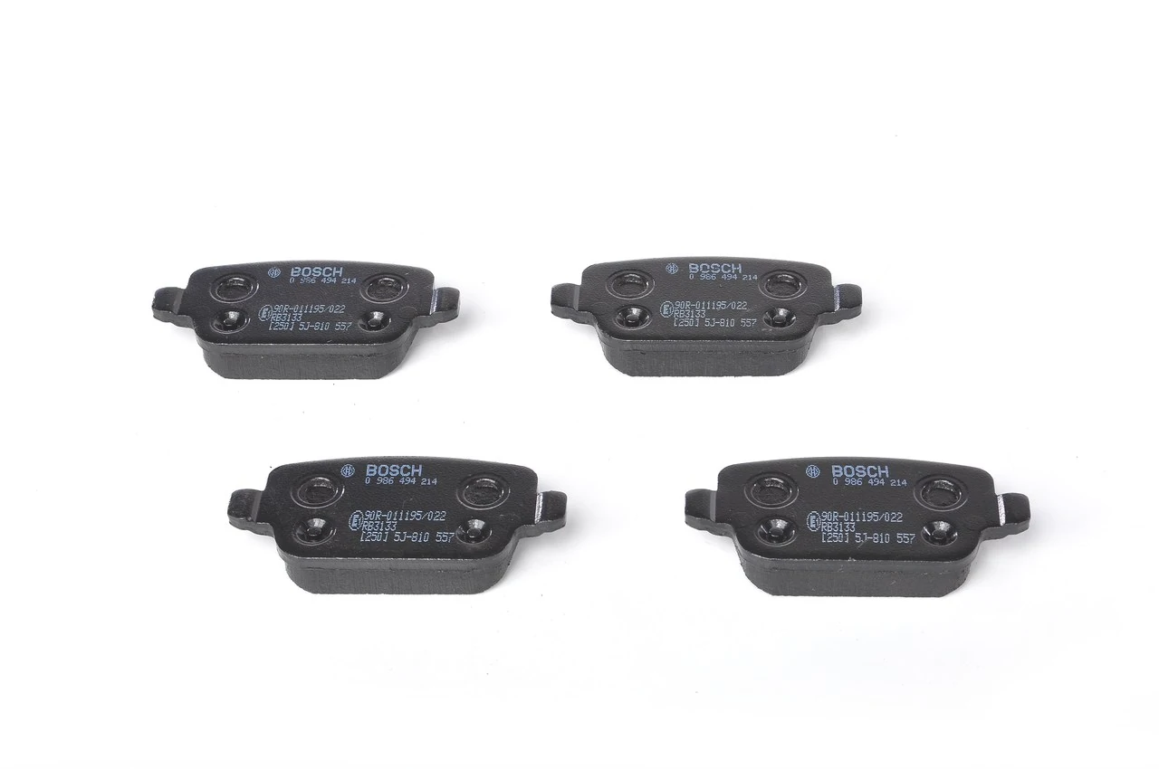 0986494214 Bosch Колодки гальмівні задні, дискові