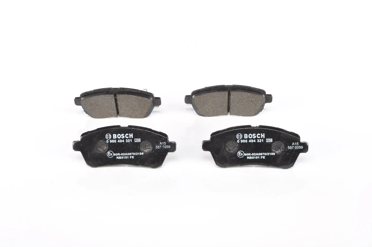 0986494321 Bosch Передні гальмівні колодки