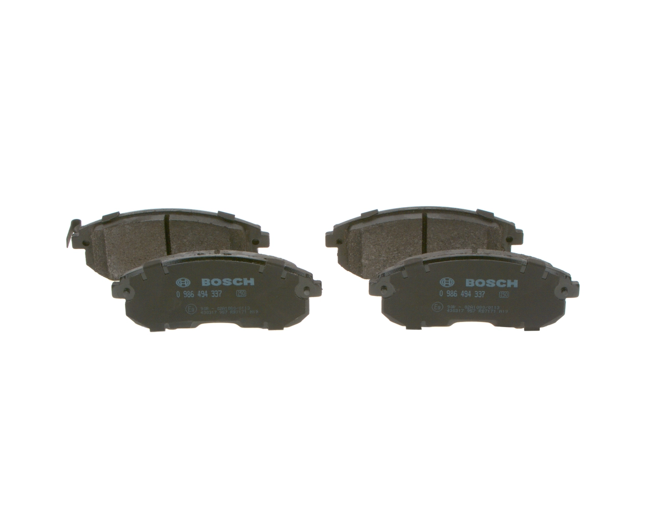 Купити 0986494337 Bosch Колодки гальмівні передні, дискові