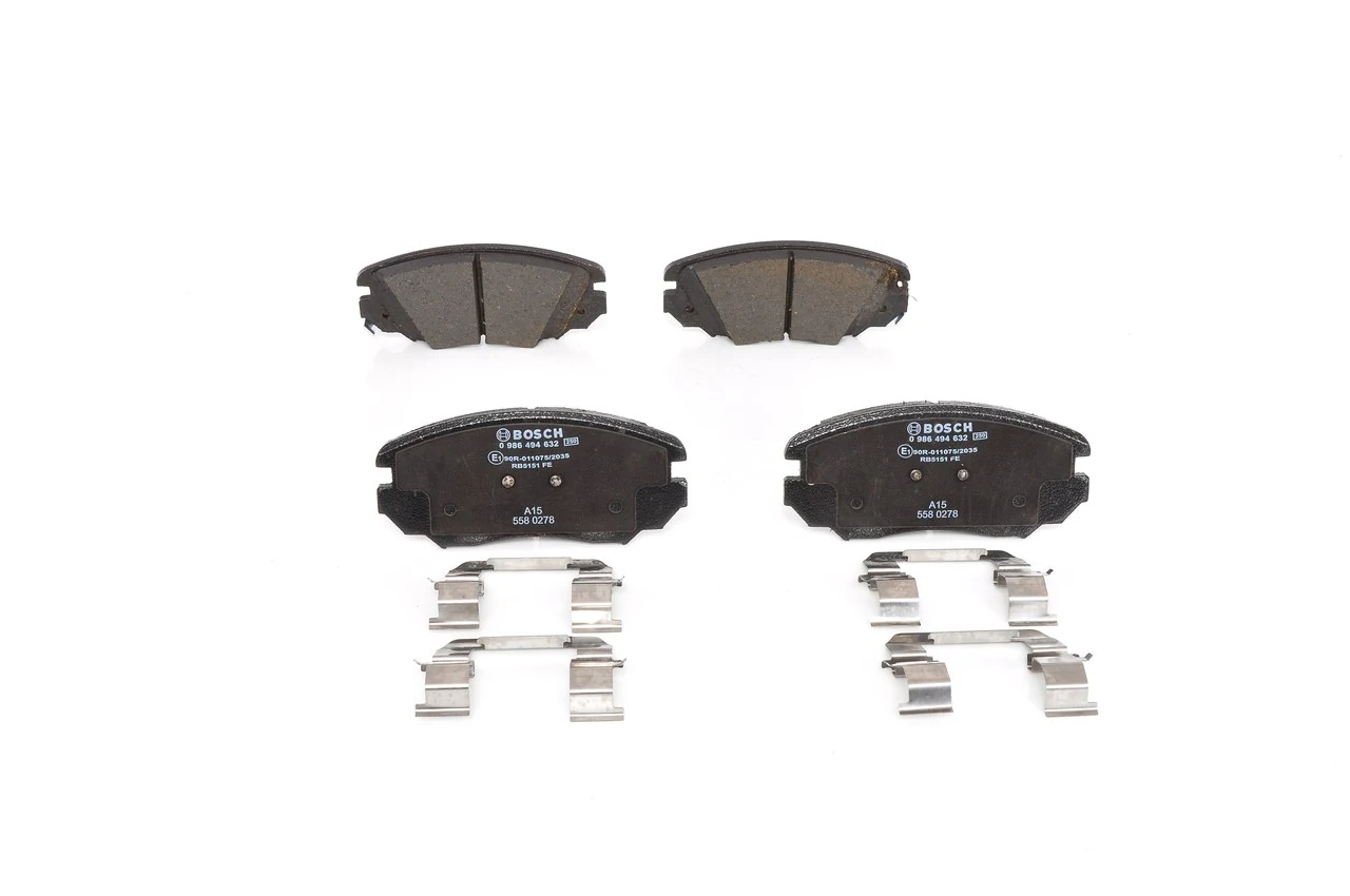 0986494632 Bosch Передні гальмівні колодки