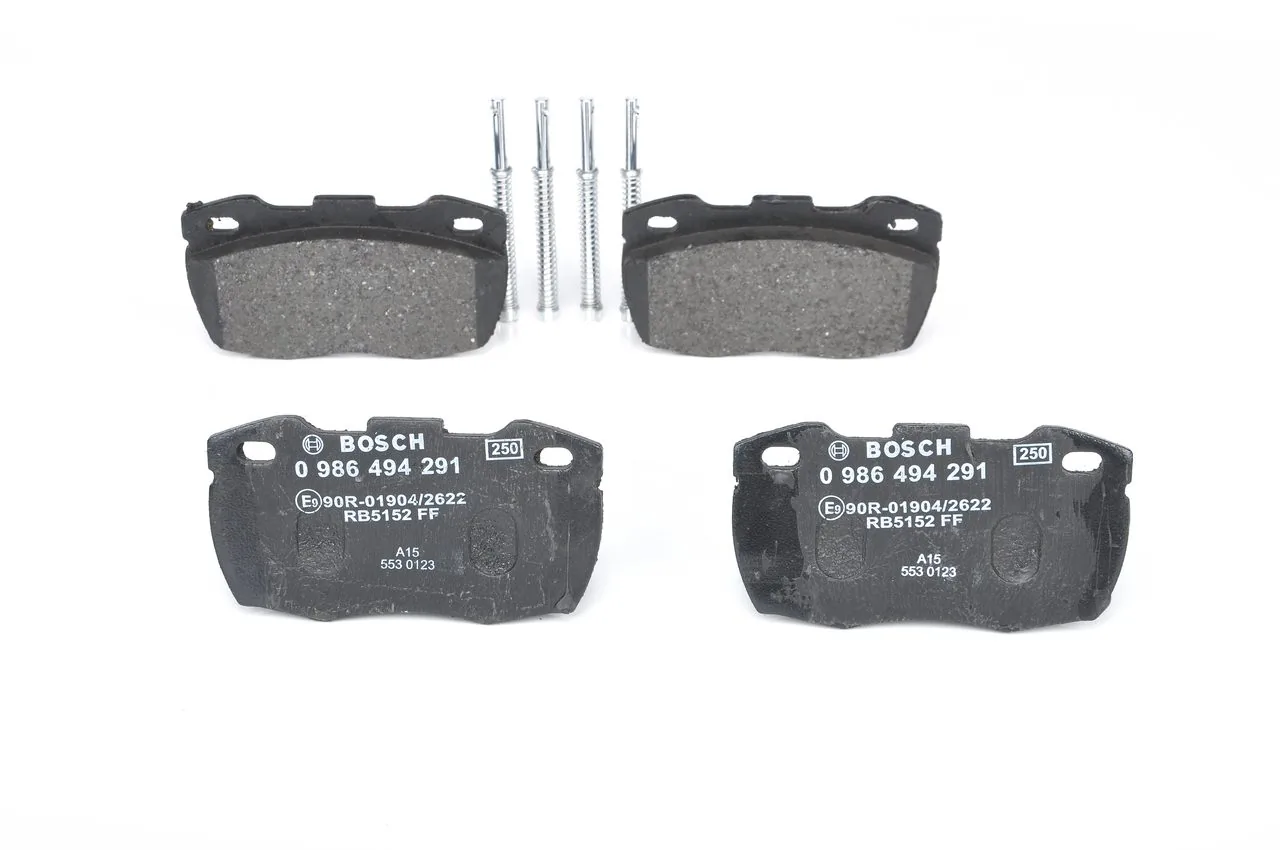 Передні тормозні колодки 0986494291 Bosch