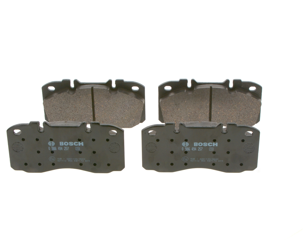 Гальмівні колодки Bosch 0986494257 ціна, від 42.87 USD