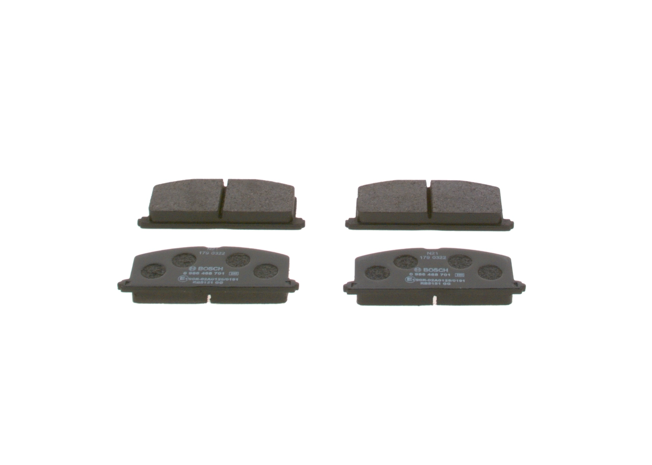 Гальмівні колодки Bosch 0986468701 ціна, від 17.28 USD