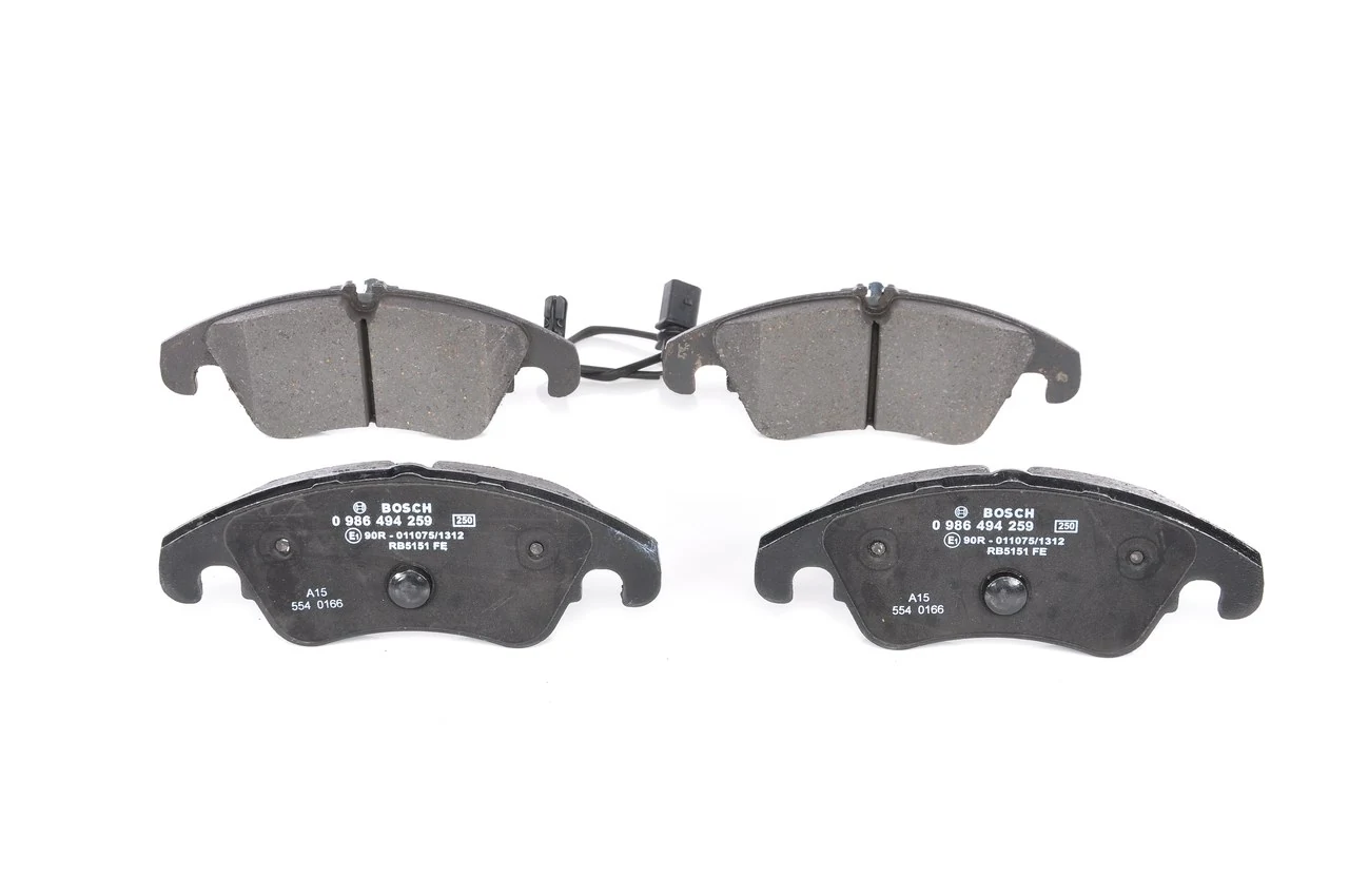 Передні тормозні колодки 0986494259 Bosch