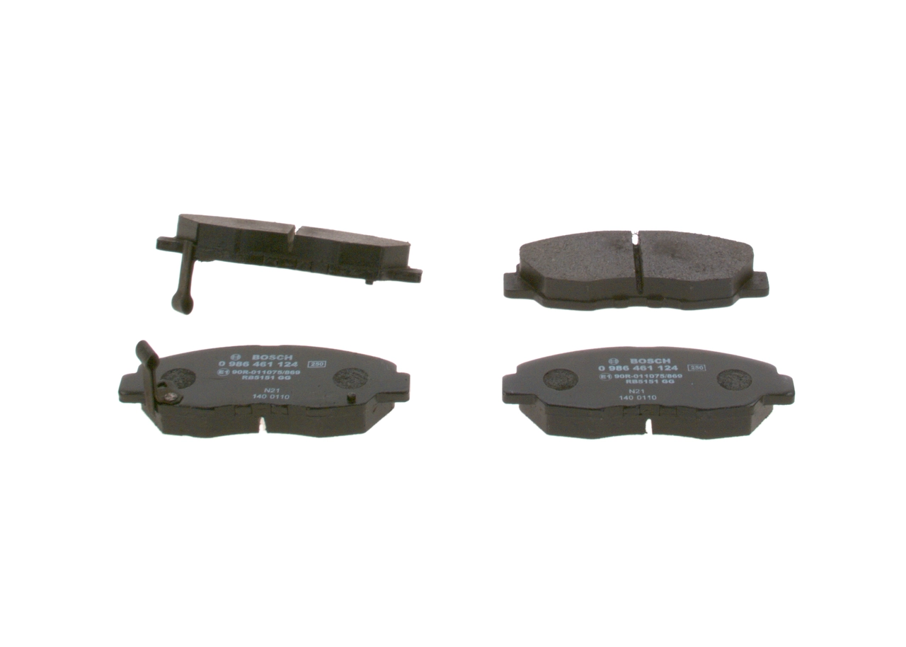 0986461124 Bosch Передні гальмівні колодки