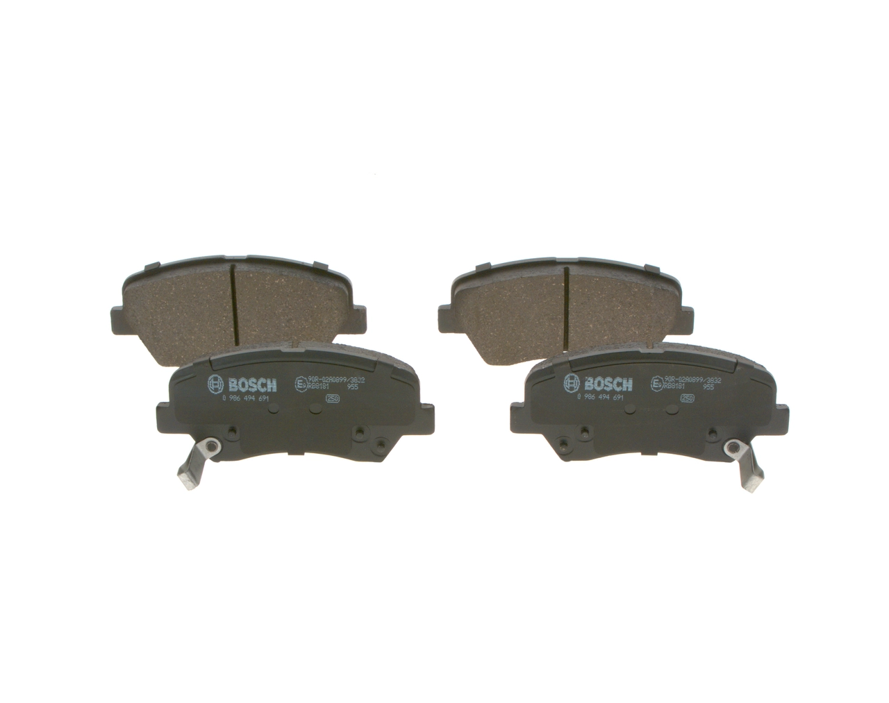 Гальмівні колодки Bosch 0986494691 ціна, від 30.55 USD