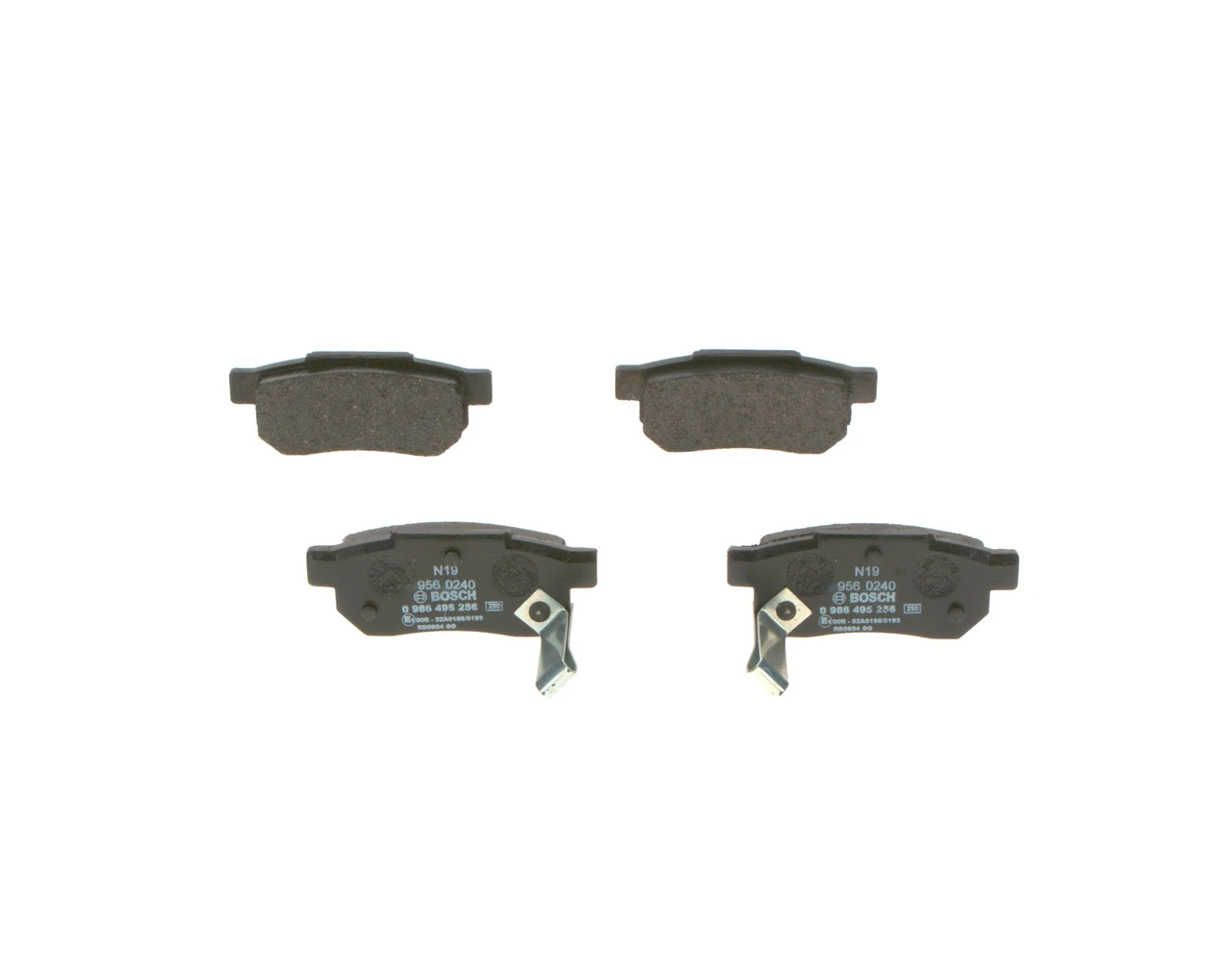 Задні гальмівні колодки Bosch 0986495256 ціна, від 13.59 USD