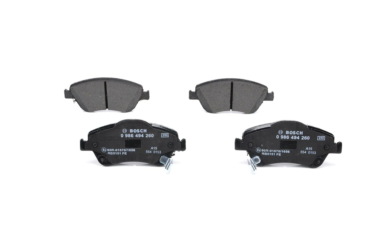0986494260 Bosch Передні гальмівні колодки
