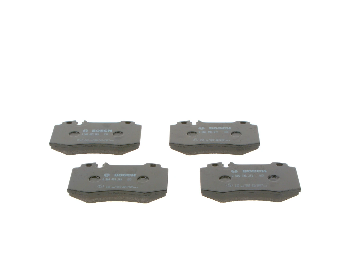 0986495278 Bosch Передні гальмівні колодки