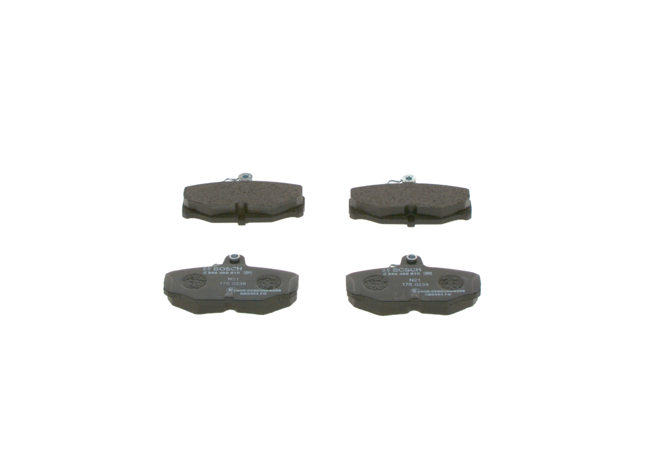 0986469810 Bosch Колодки гальмівні задні, дискові