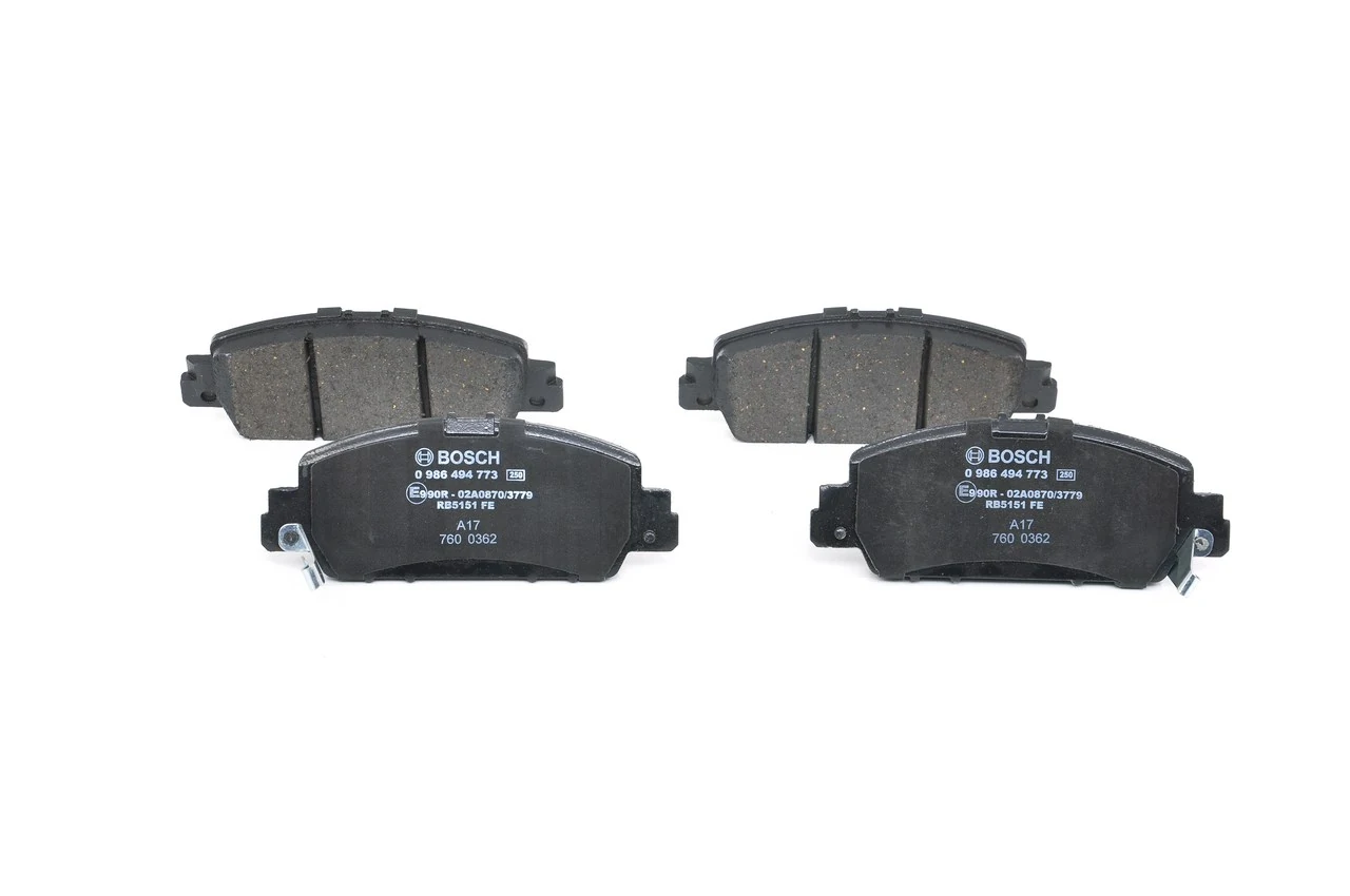 0986494773 Bosch Передні гальмівні колодки
