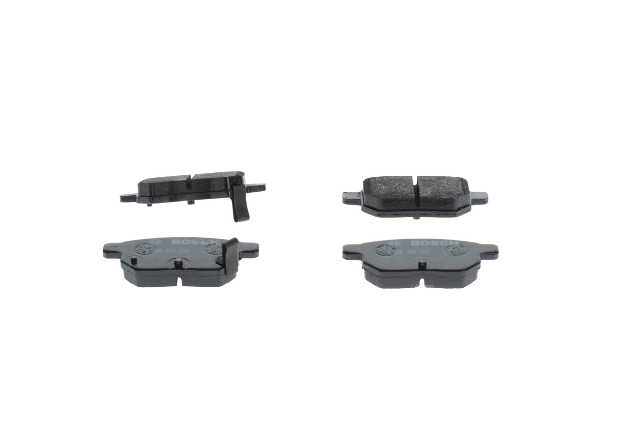 0986495282 Bosch Колодки гальмівні задні, дискові