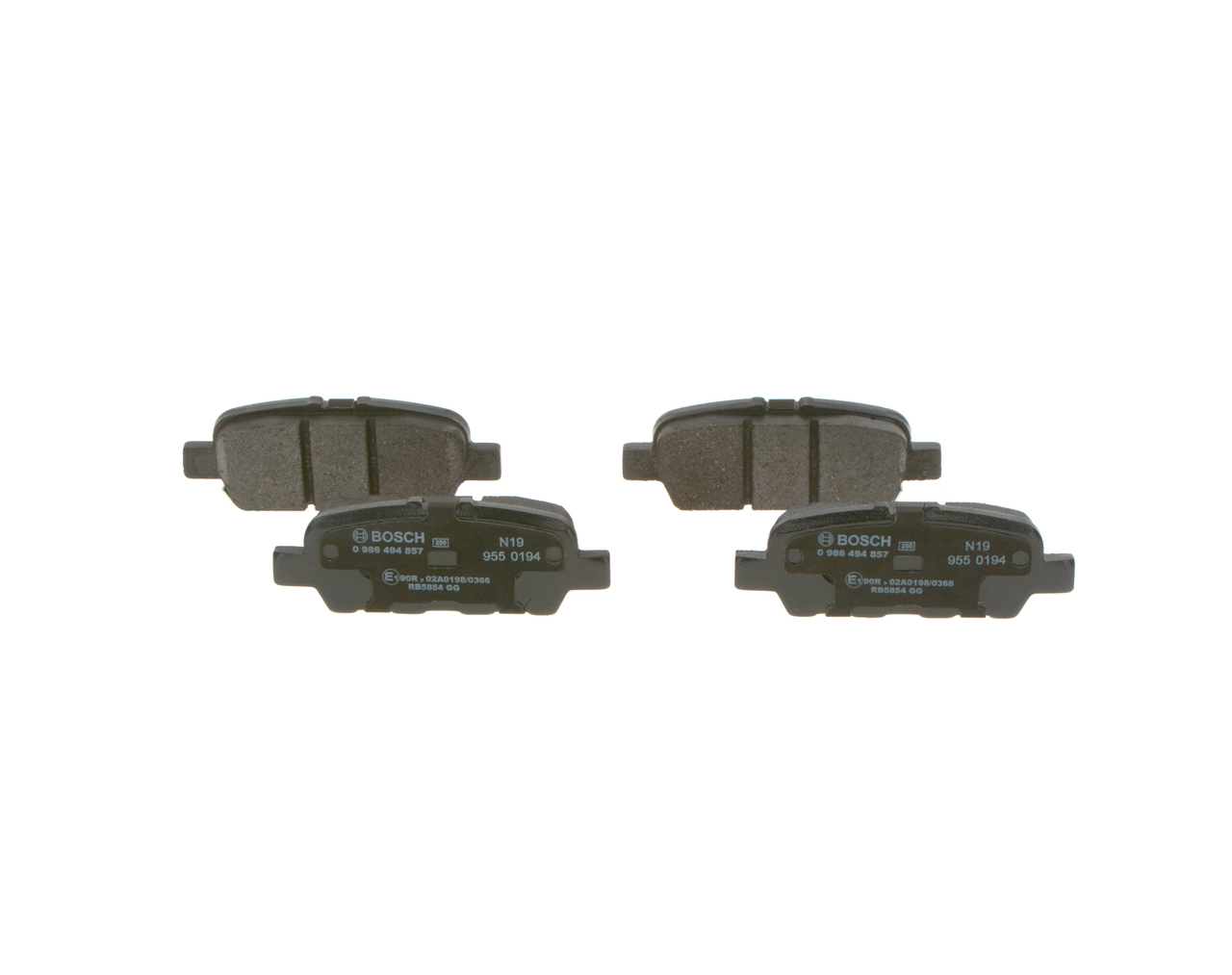 Задні гальмівні колодки Bosch 0986494857 ціна, від 21.24 USD