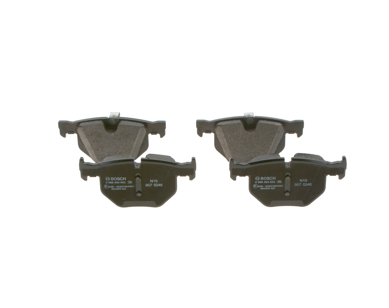 Купити 0986494862 Bosch Задні колодки