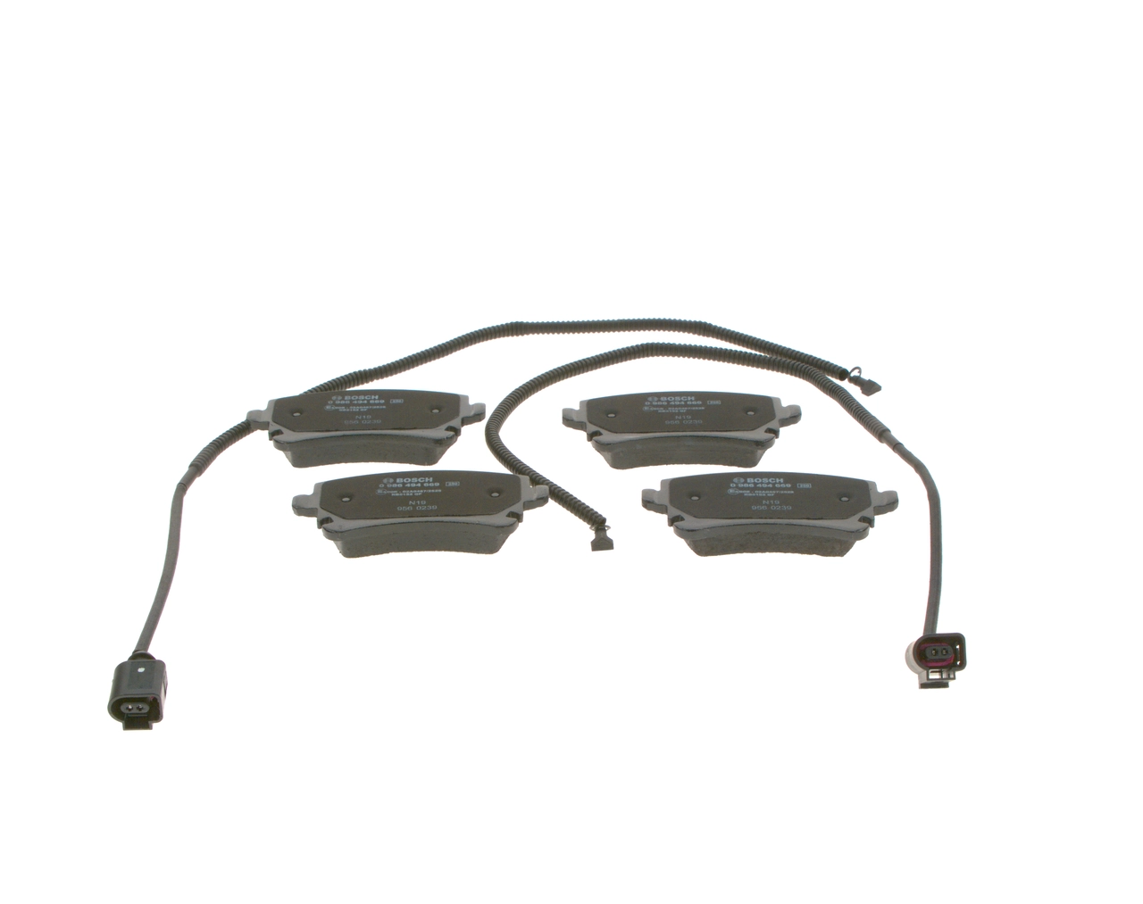 Задні гальмівні колодки Bosch 0986494669 ціна, від 29.96 USD