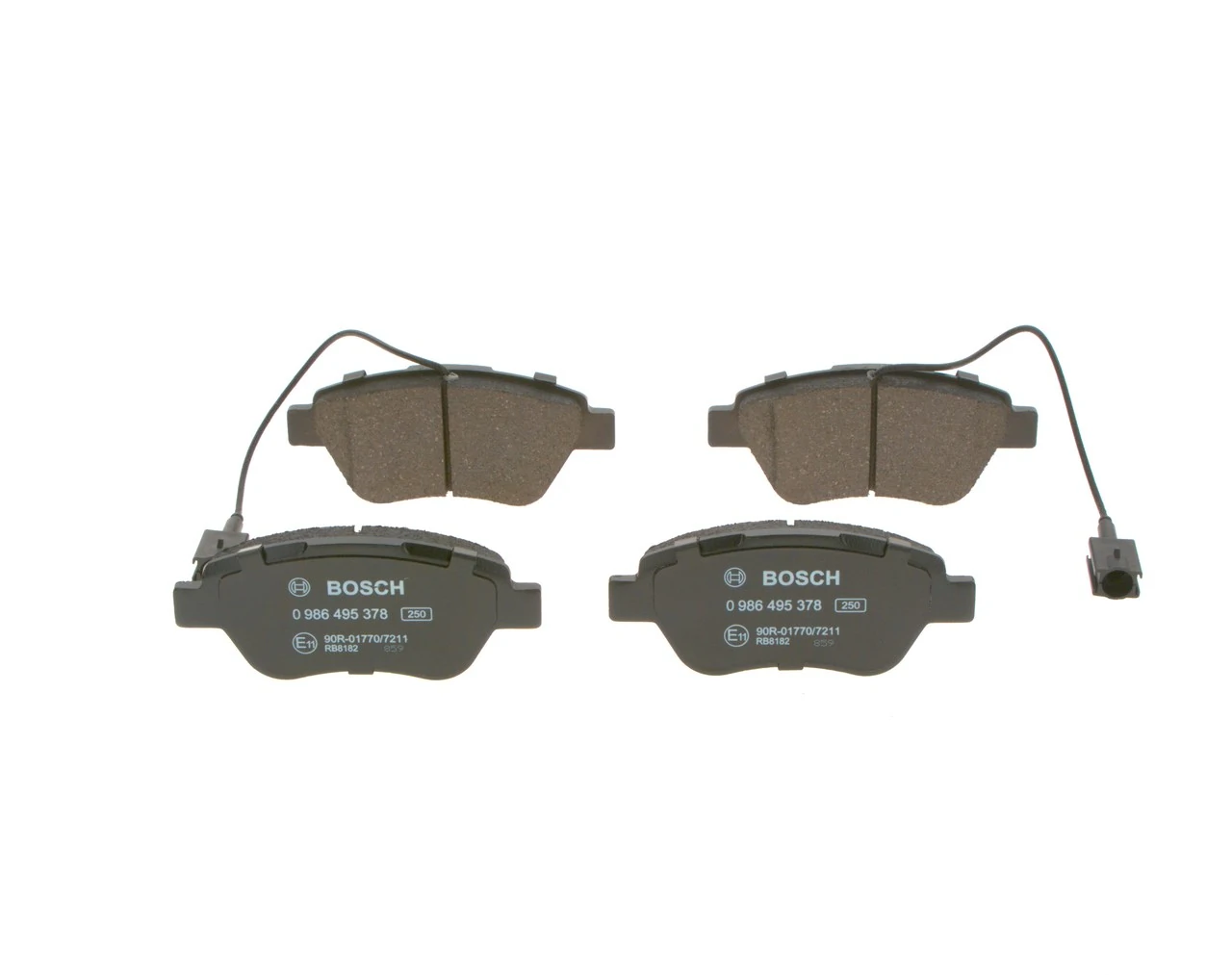 Купити 0986495378 Bosch Колодки гальмівні передні, дискові