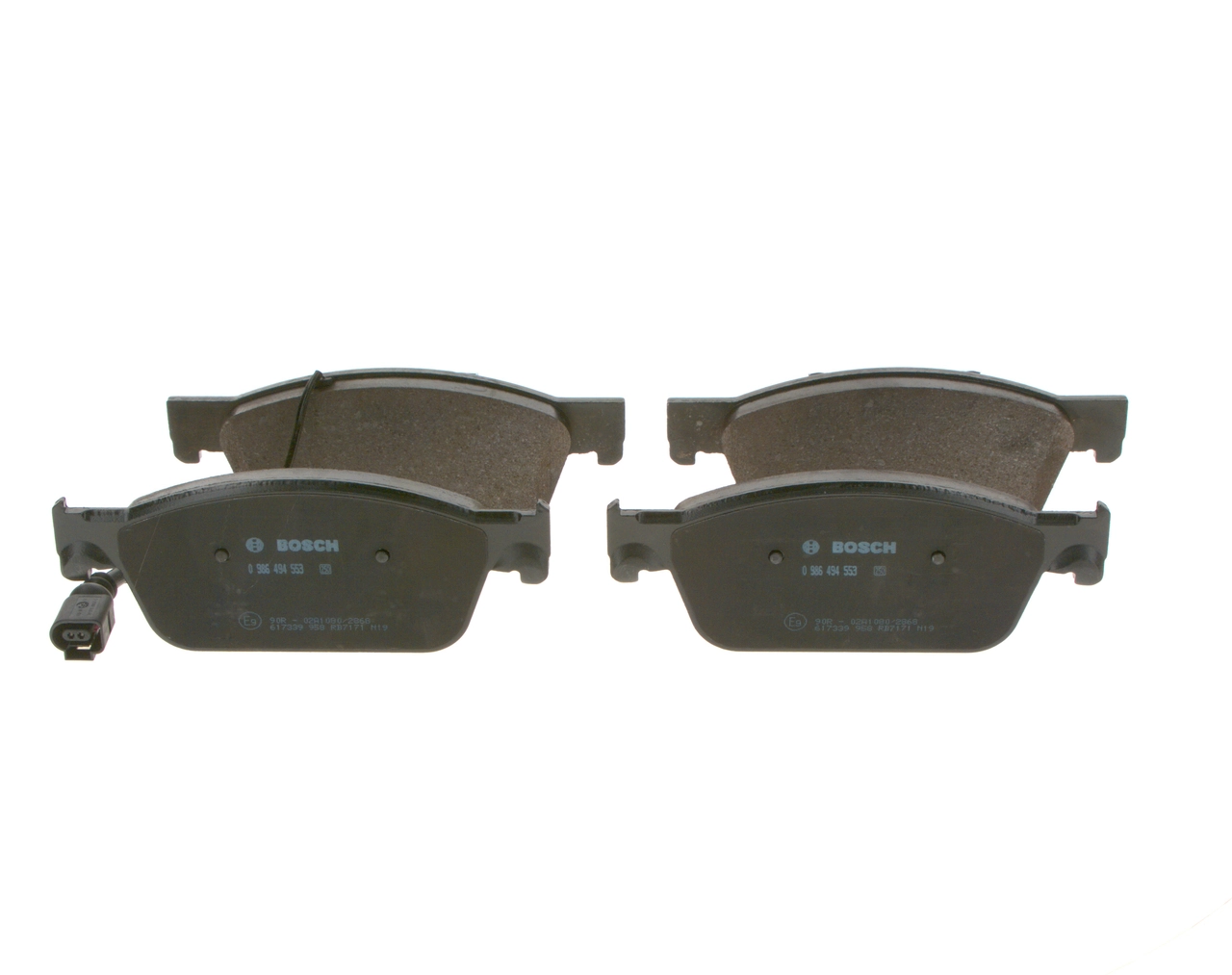 0986494553 Bosch Передні гальмівні колодки