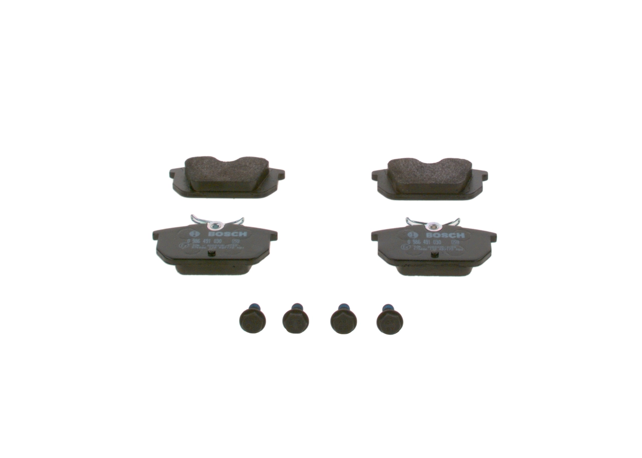 Задні гальмівні колодки Bosch 0986491030 ціна, від 15.58 USD