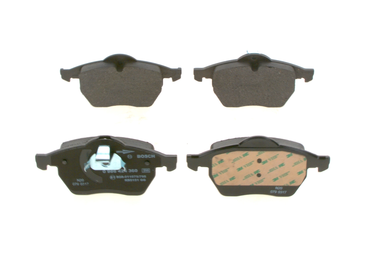 Купити 0986424360 Bosch Колодки гальмівні передні, дискові