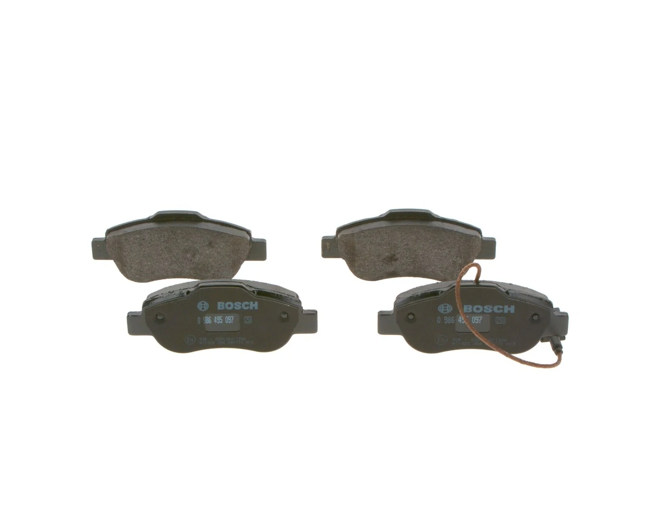 Гальмівні колодки Bosch 0986495097 ціна, від 25.36 USD