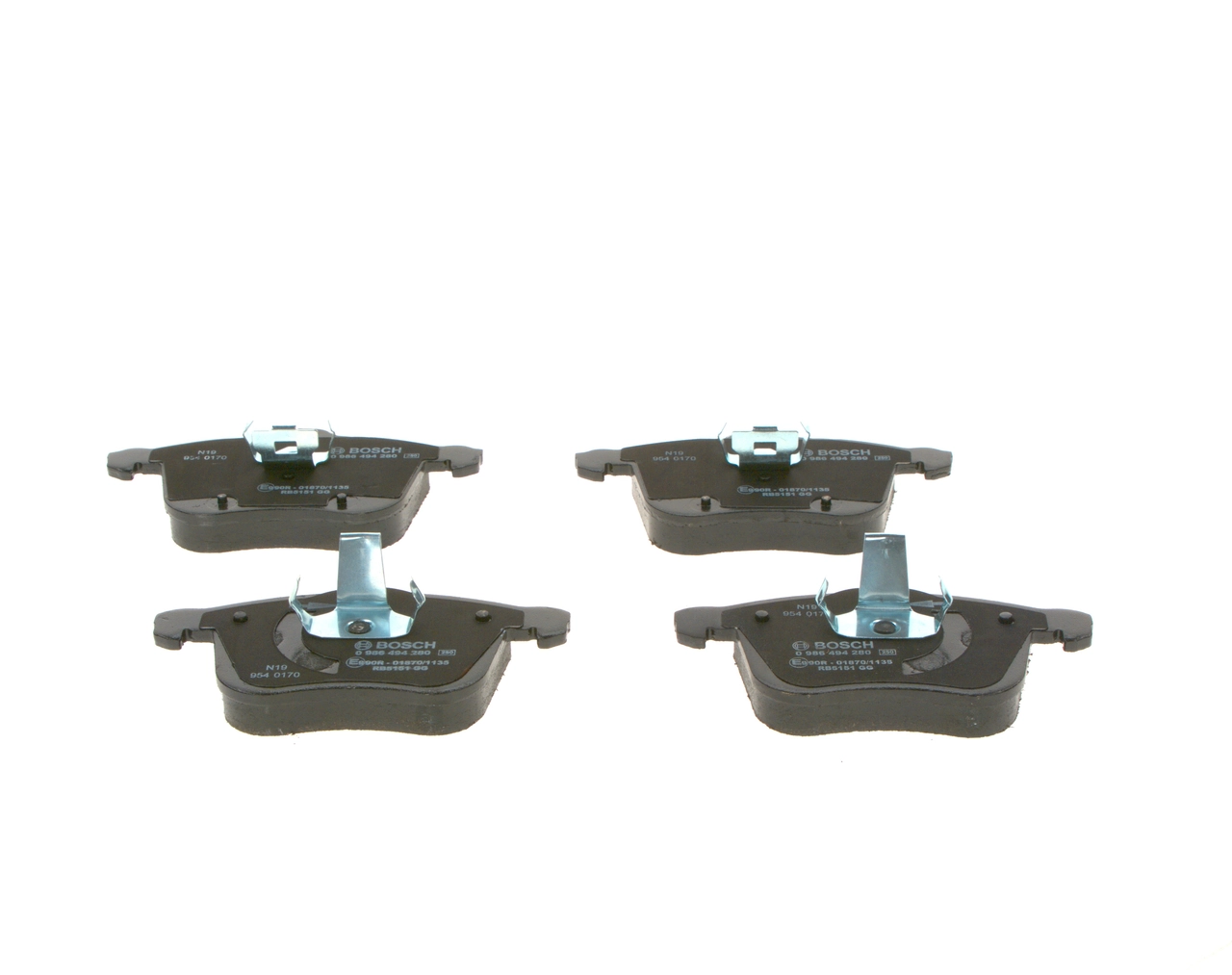 Гальмівні колодки Bosch 0986494280 ціна, від 38.49 USD