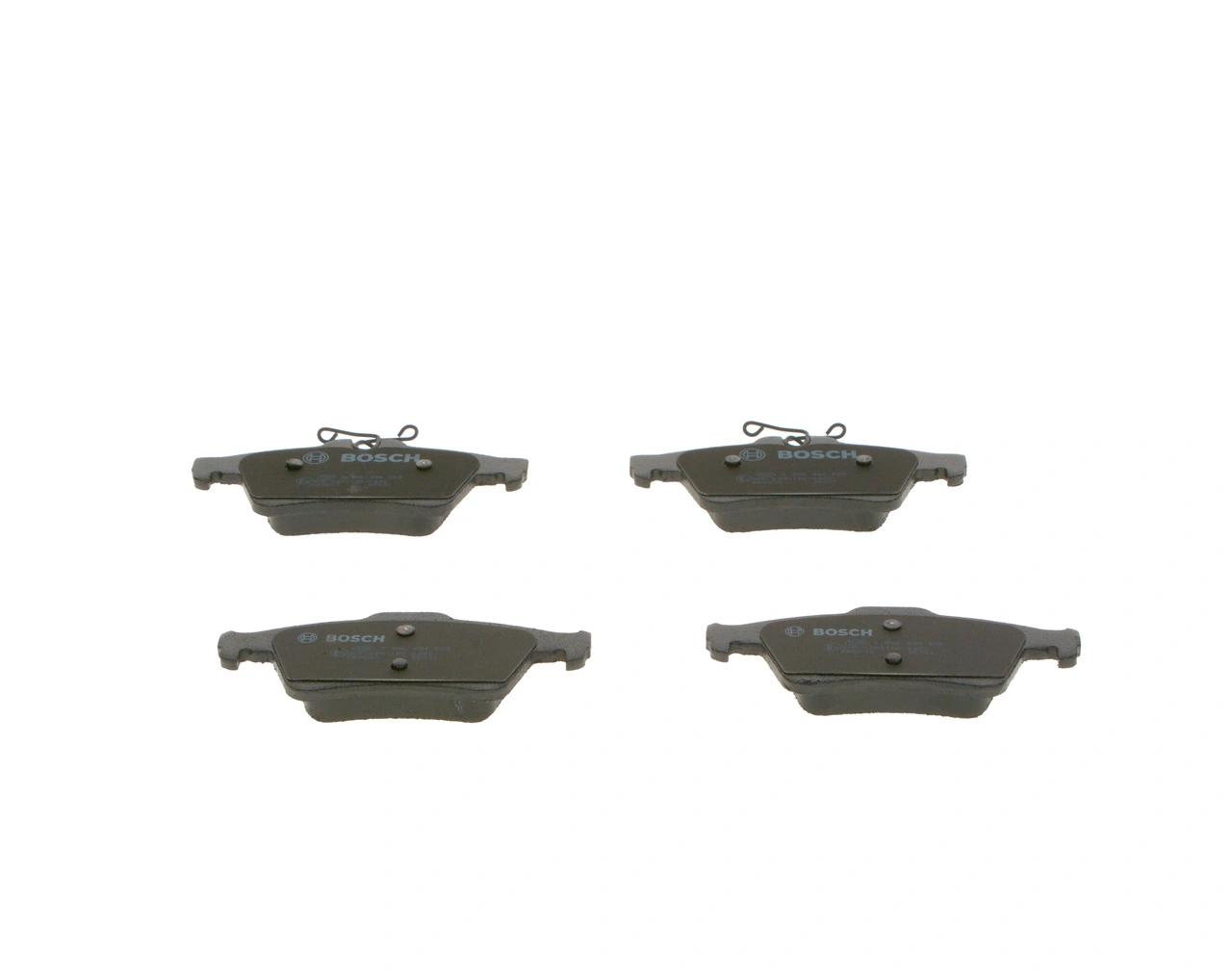 0986494528 Bosch Колодки гальмівні задні, дискові