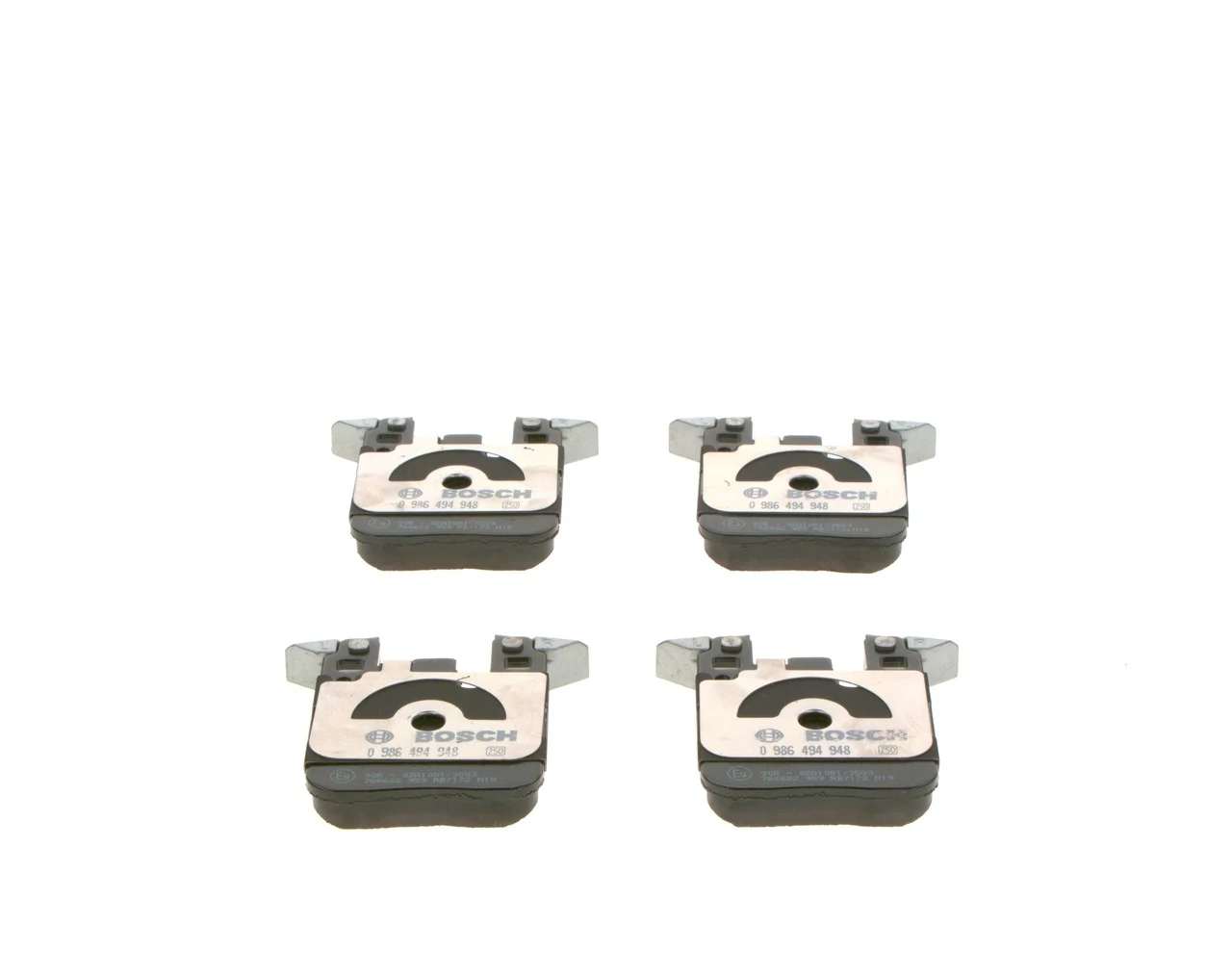 Задні гальмівні колодки Bosch 0986494948 ціна, від 58.09 USD