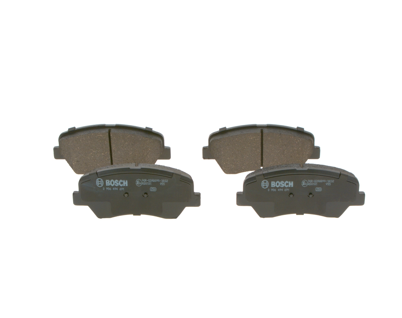 Передні тормозні колодки 0986494691 Bosch