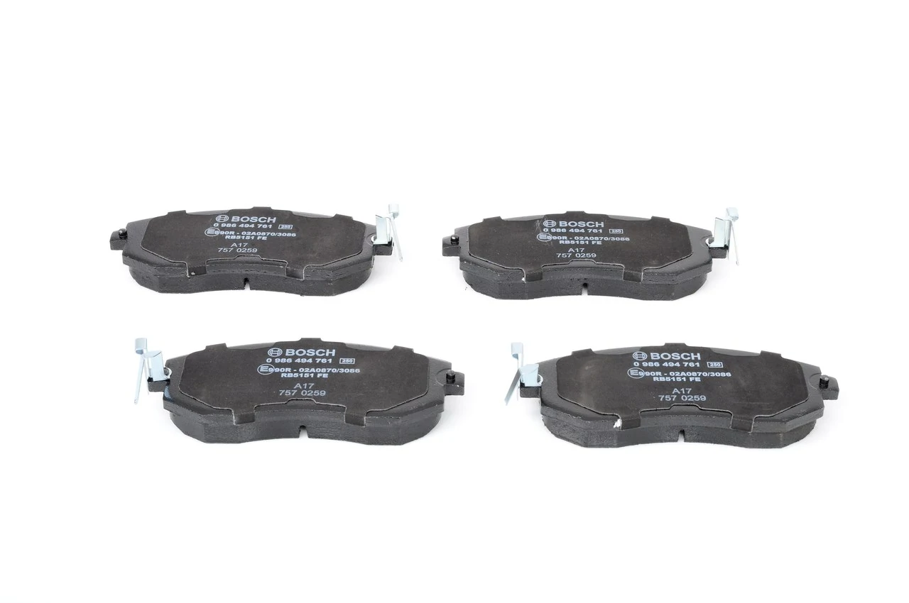 Гальмівні колодки Bosch 0986494761 ціна, від 32.24 USD
