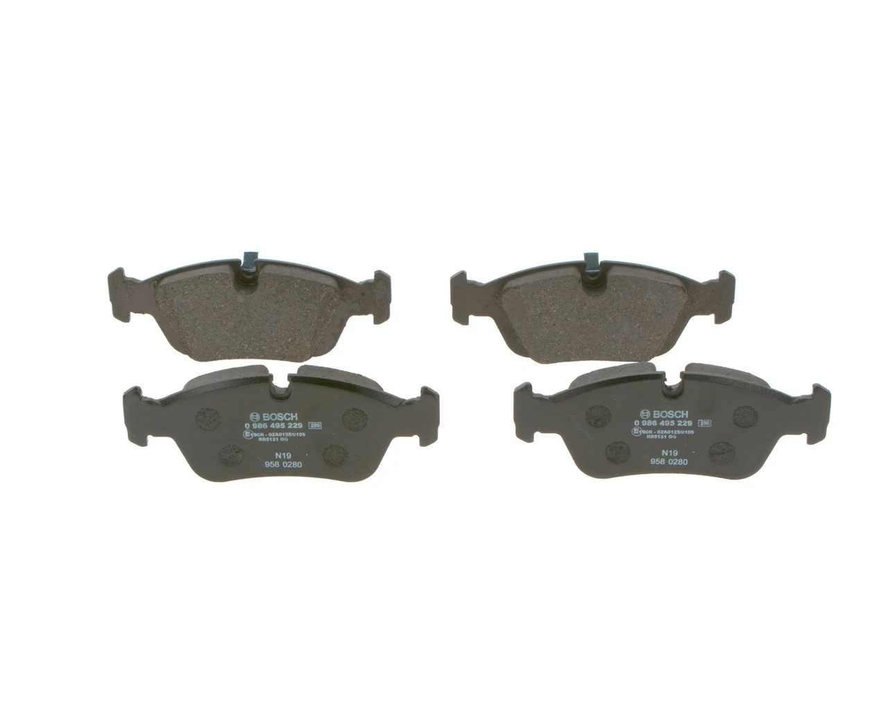 Передні тормозні колодки 0986495229 Bosch