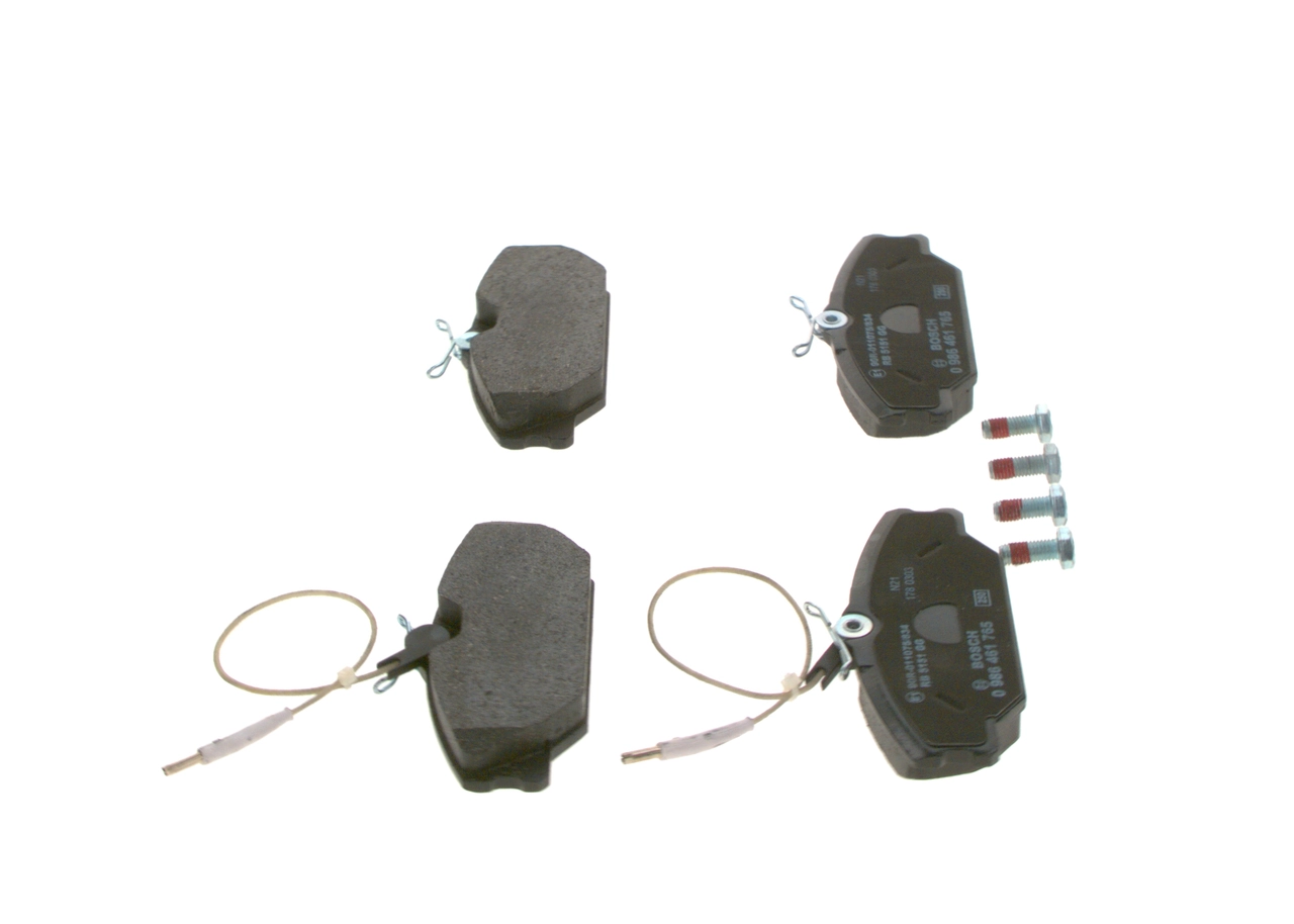 Купити 0986461765 Bosch Колодки гальмівні передні, дискові
