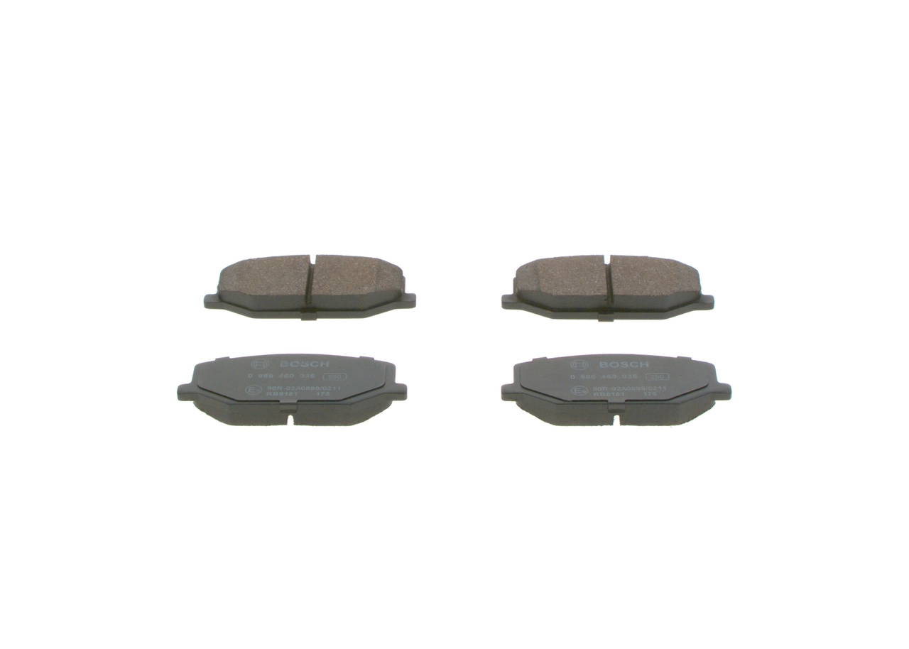 0986460935 Bosch Передні гальмівні колодки