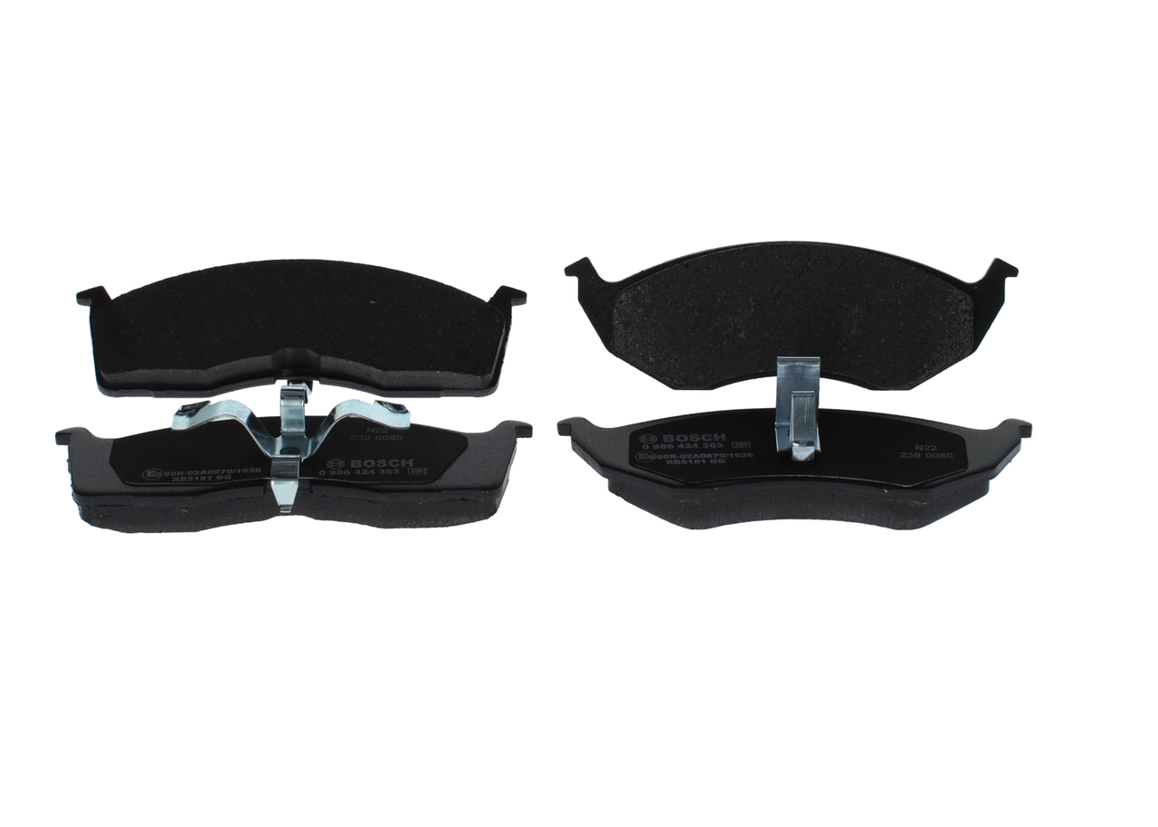Гальмівні колодки Bosch 0986424363 ціна, від 29.16 USD