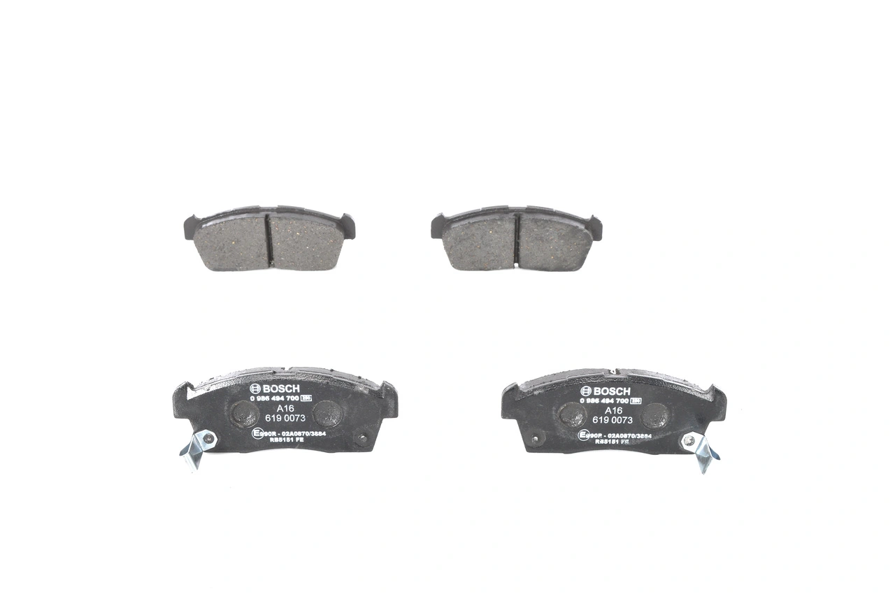 Тормозні колодки Bosch 0986494700