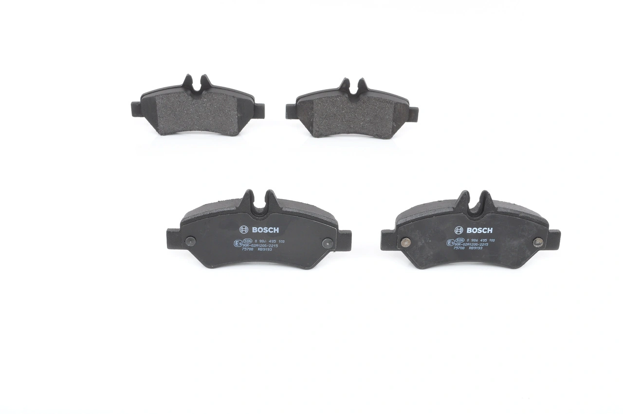 Задні гальмівні колодки 0986495100 Bosch
