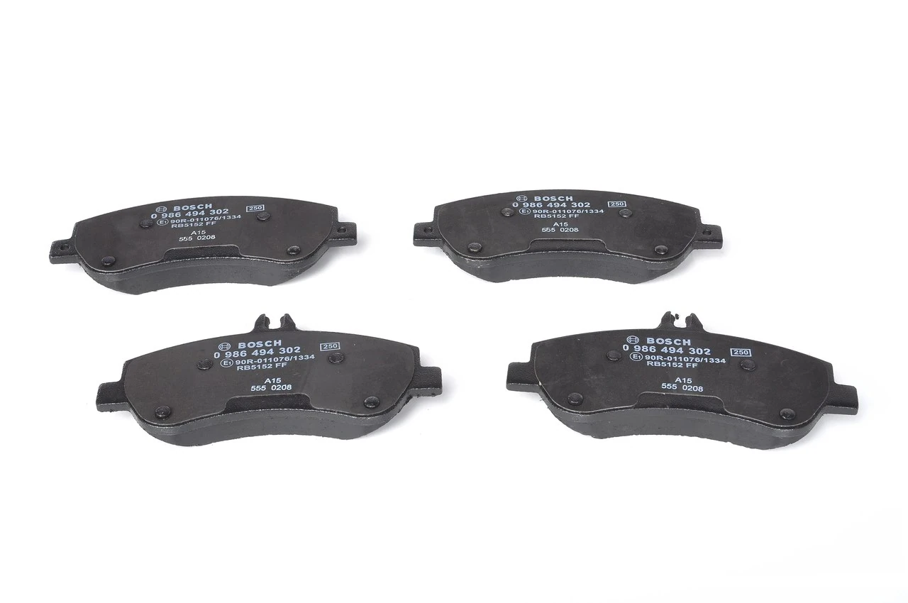 Купити 0986494302 Bosch Колодки гальмівні передні, дискові
