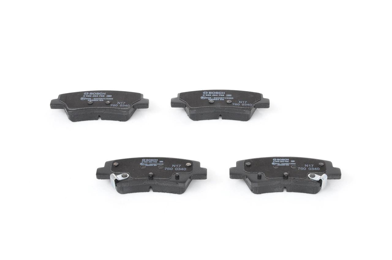 Задні гальмівні колодки Bosch 0986494768 ціна, від 23.42 USD