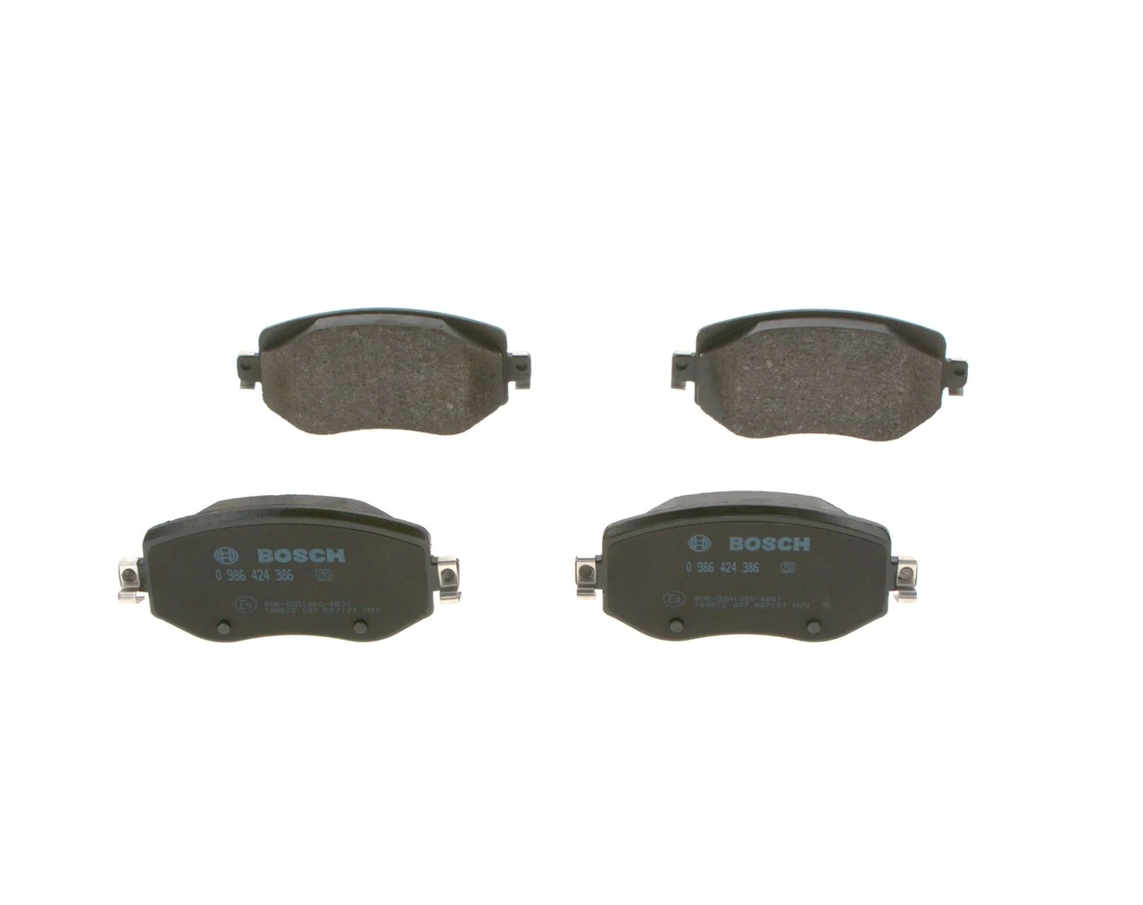 Передні тормозні колодки 0986424386 Bosch