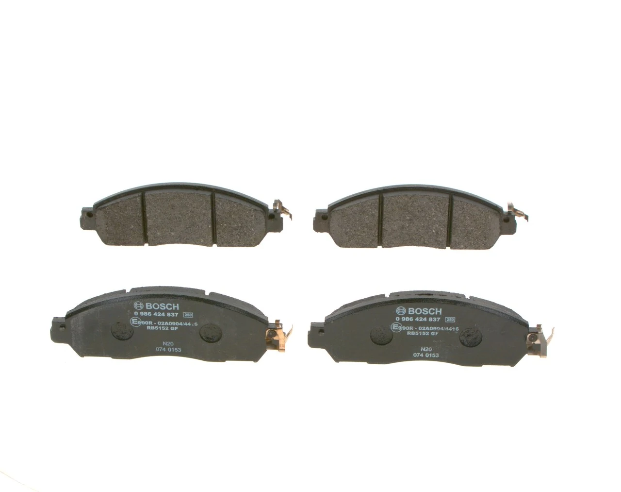 Тормозні колодки Bosch 0986424837