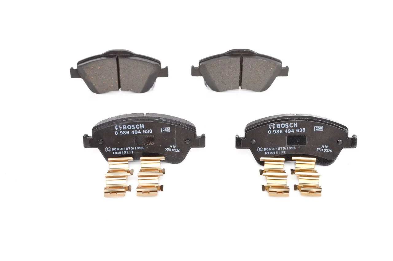 Гальмівні колодки Bosch 0986494638 ціна, від 25.34 USD