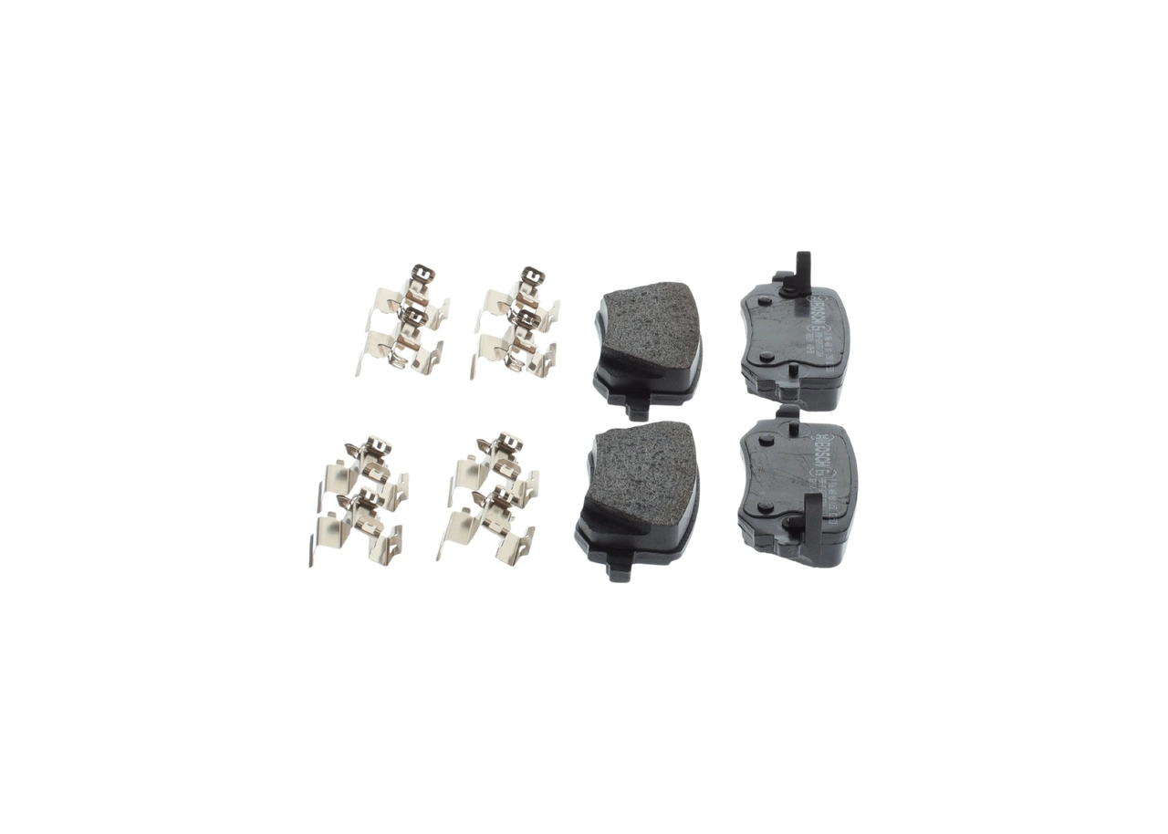 0986460161 Bosch Колодки гальмівні задні, дискові