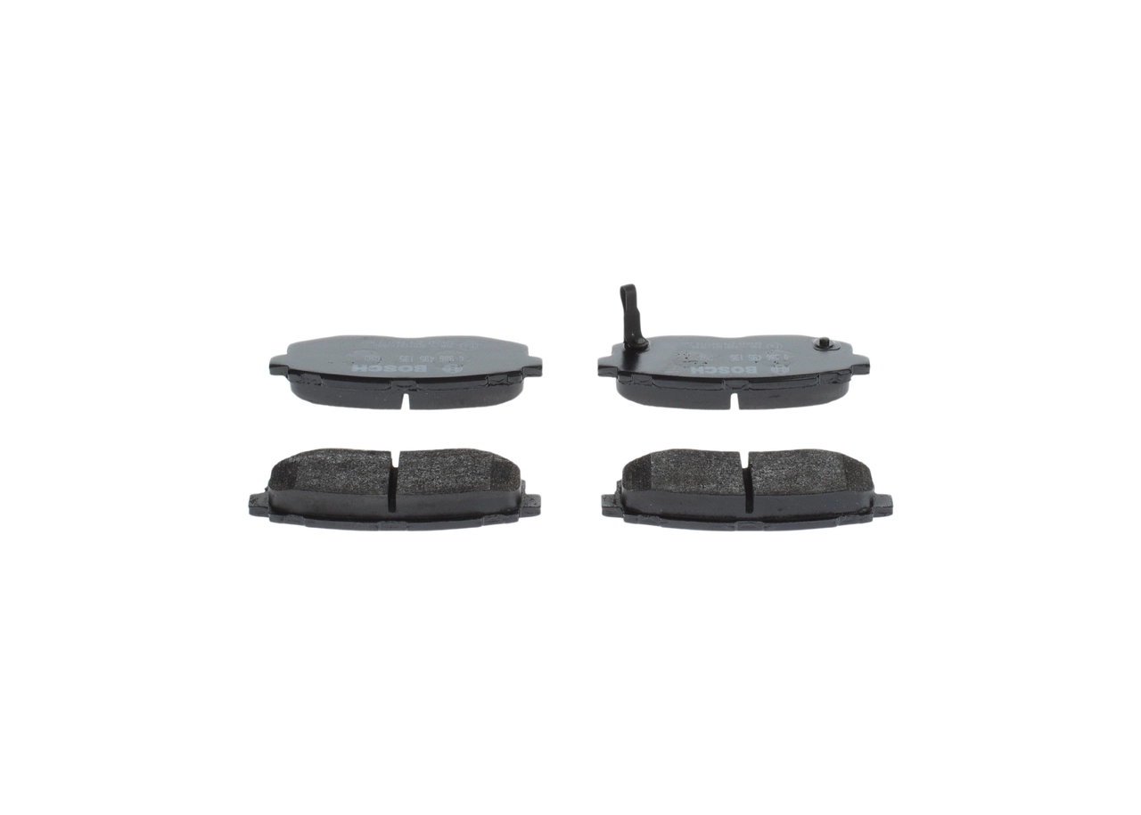 0986495135 Bosch Колодки гальмівні задні, дискові