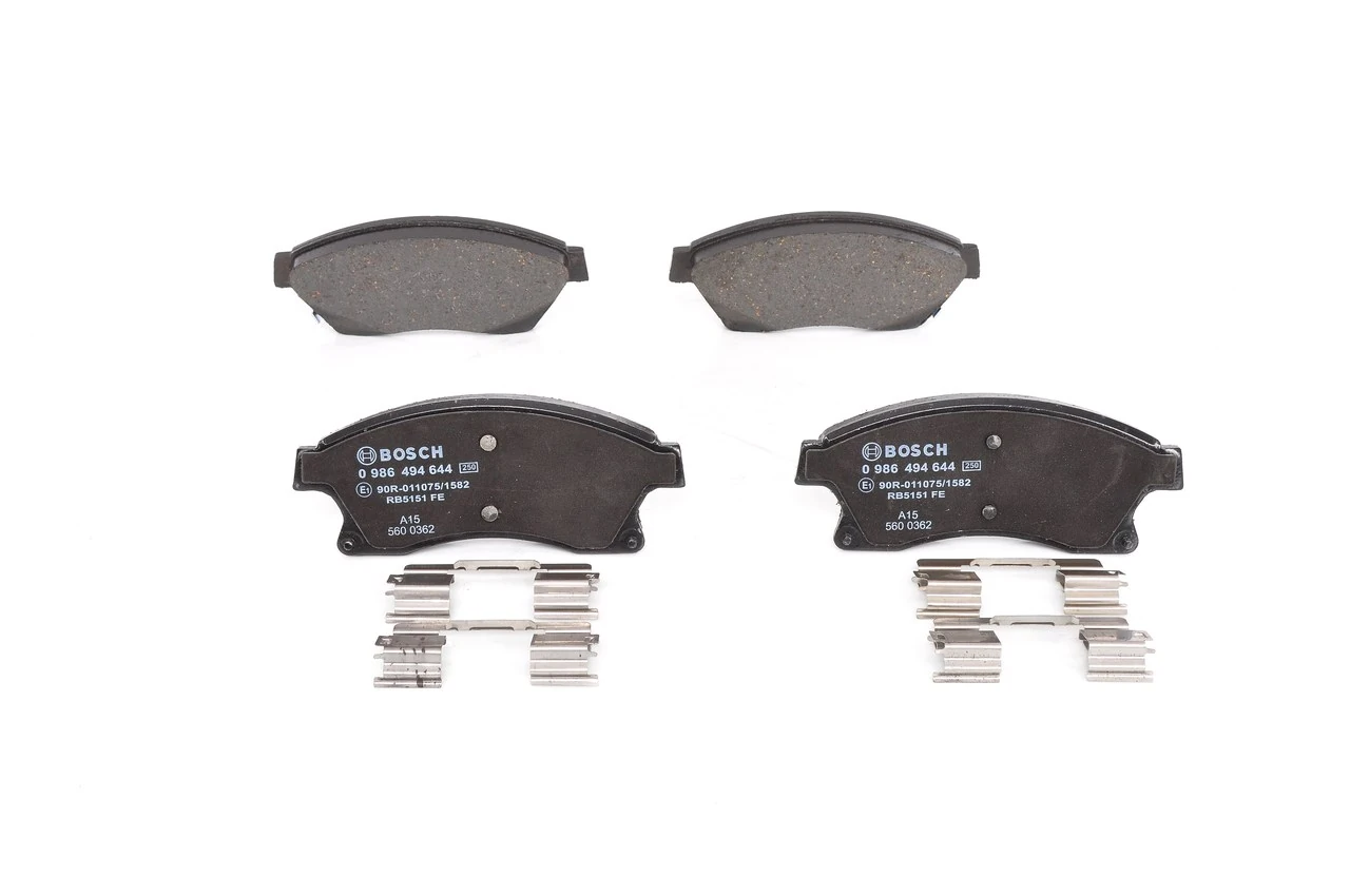 Купити 0986494644 Bosch Колодки гальмівні передні, дискові