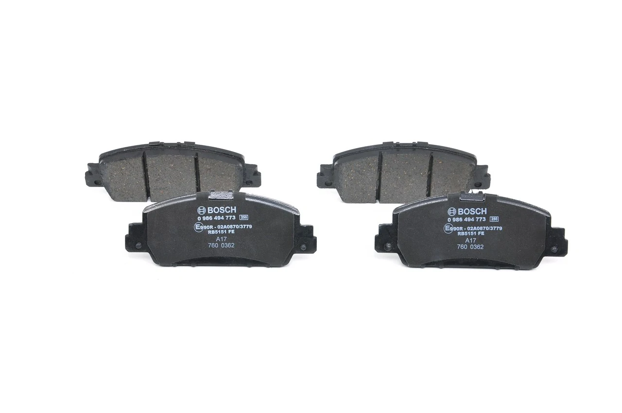Купити 0986494773 Bosch Колодки гальмівні передні, дискові
