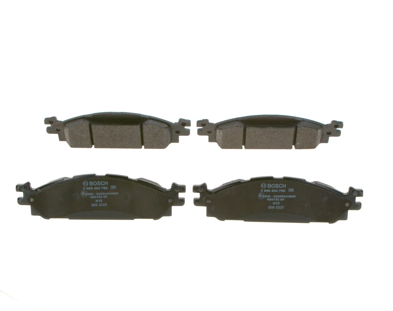 Тормозні колодки Bosch 0986494758