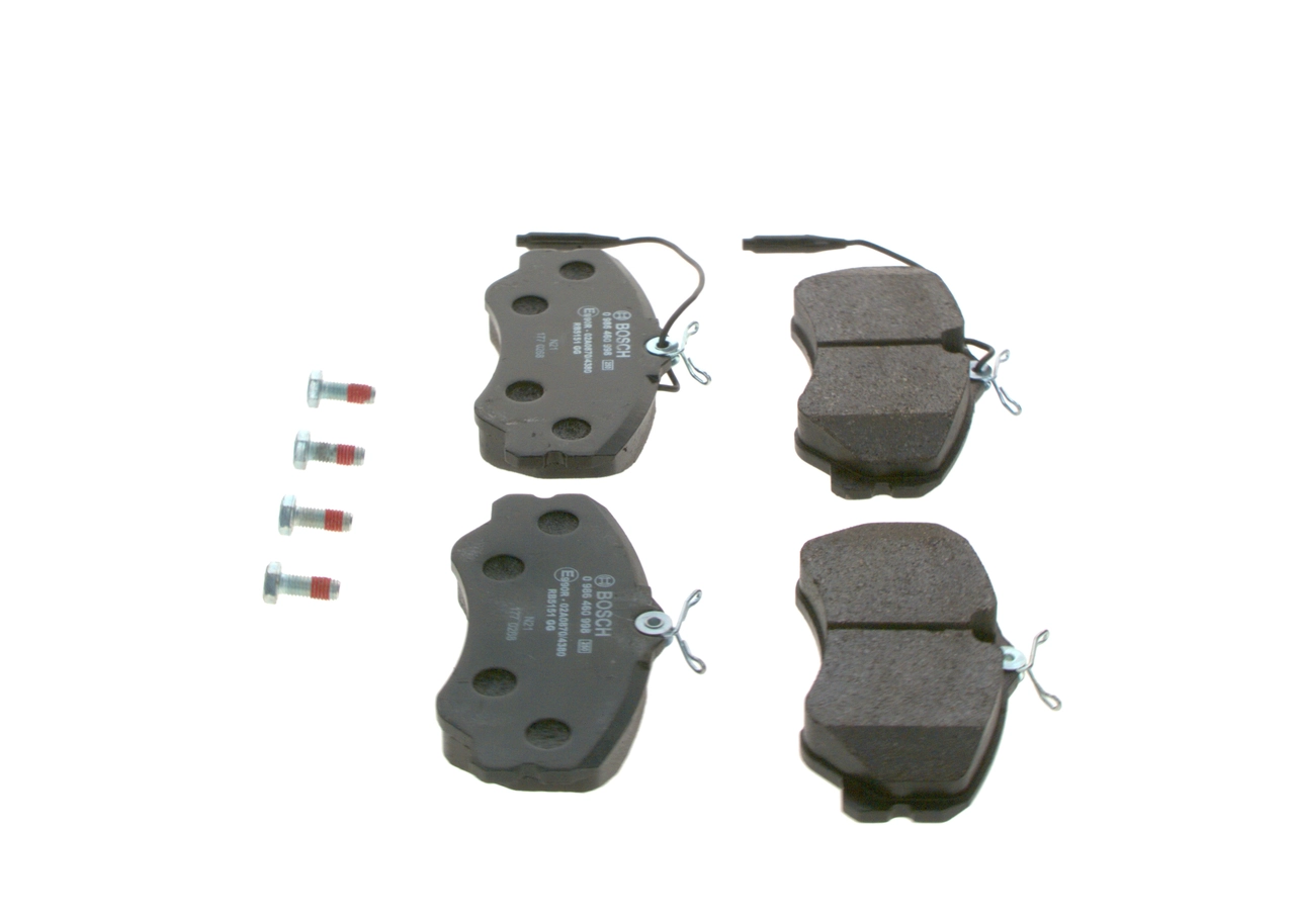 0986460998 Bosch Передні гальмівні колодки