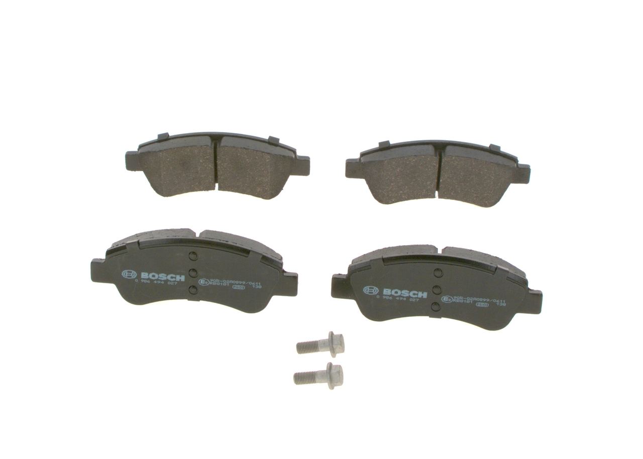 0986494027 Bosch Передні гальмівні колодки